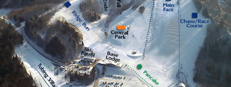 Pistenplan Mont du Lac Ski Area