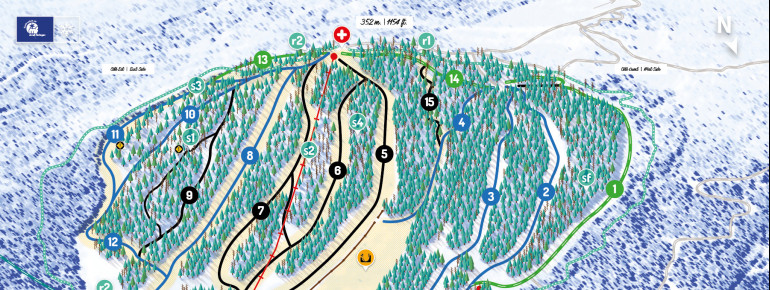 Pistenplan Mont Farlagne