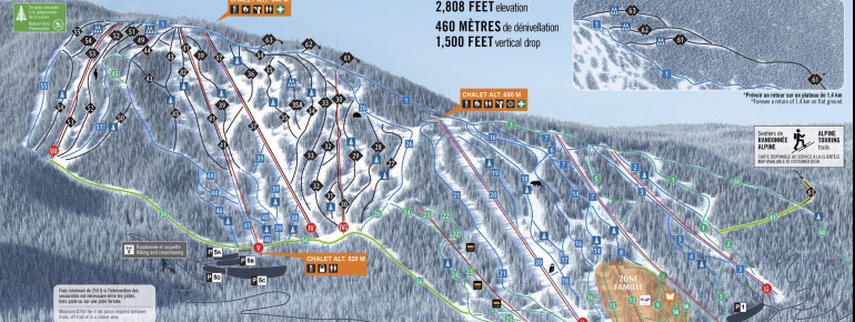 Pistenplan Mont Sutton