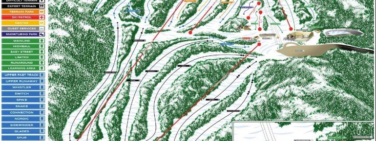 Pistenplan Montage Mountain Resorts