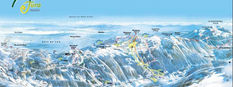 Pistenplan Monts Jura
