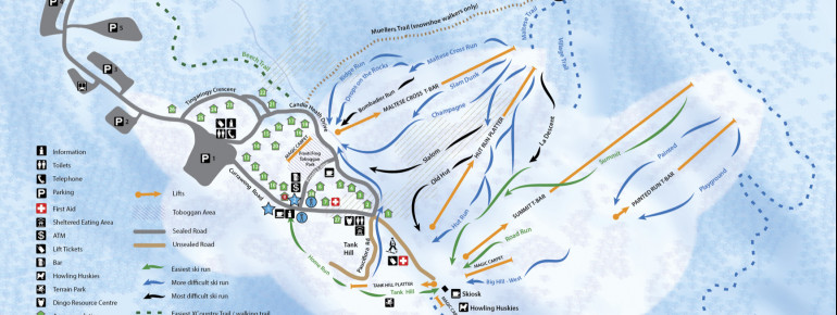 Pistenplan Mount Baw Baw