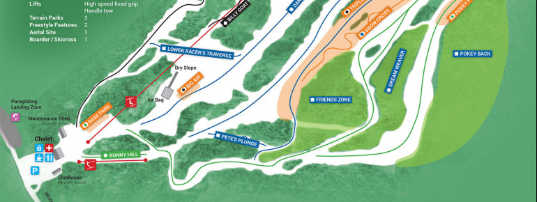 Pistenplan Mount Sima