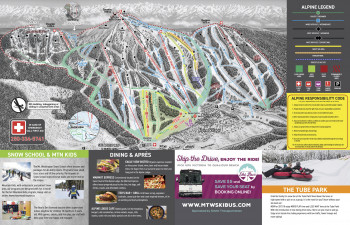 Pistenplan Mount Washington