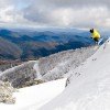 Die südlichen Hänge am Mt Buller sind vor allem für sportliche Skifahrer geeignet.