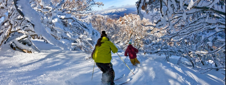 Mt Buller liegt in den Snowy Mountains.