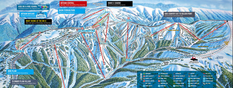 Pistenplan Mt. Hotham