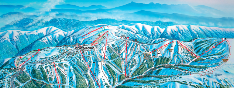 Pistenplan Hotham Alpine Resort