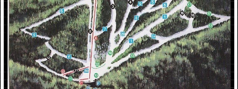Pistenplan Mt Lemmon Ski Valley