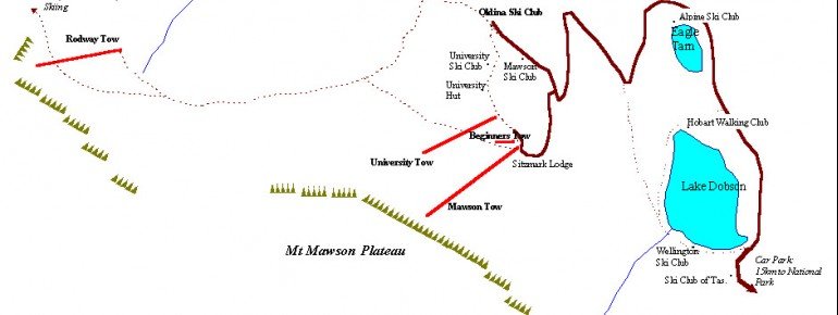 Pistenplan Mt Mawson