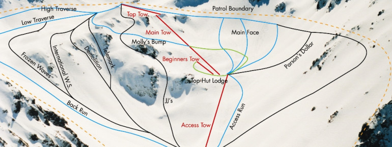 Pistenplan Mt. Olympus