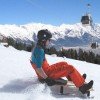 Auf dem "Pistenbock" hinunter zu flitzen ist ein einzigartiges Erlebnis. Den Namen hat der besondere Schlitten von seinem Entwickler, dem Maschinenbauunternemer Stefan Bock.