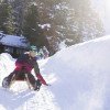 Zwei Rodelbahnen mit insgesamt 8 Rodelkilometern warten auf Wintersportler im Skigebiet Muttereralmpark in Tirol.