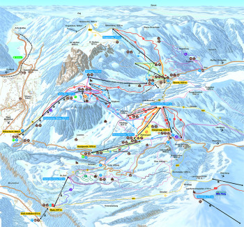Pistenplan Mythenregion