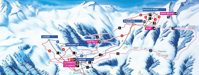 Pistenplan Nara
