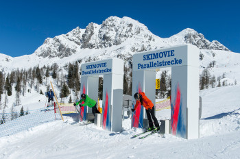 Insgesamt drei SkiMovie-Strecken sorgen für Action!