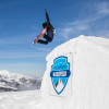Freestyler treffen sich im spektakulären Snowpark Nassfeld im Bereich Gartnerkofel-Watschiger Alm.