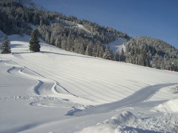 Hier erwarten die Wintersportler Sonne pur und bestens präparierte Pisten.