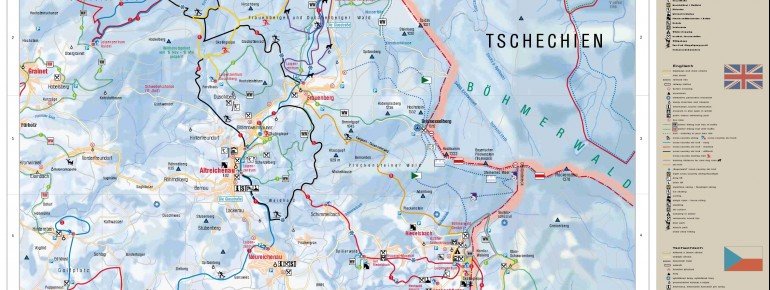 Pistenplan Neureichenau Dreisessel