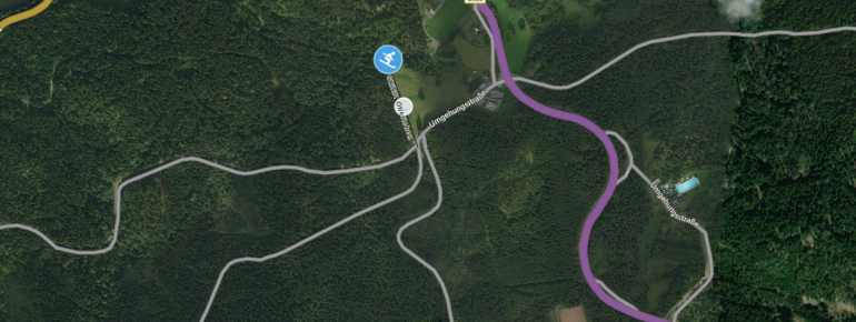 Pistenplan Oberlehen - Häusern