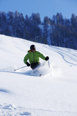 Ein Traum für jeden Tiefschneefahrer.