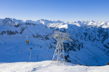 Die Nebelhornbahn ist die höchste Seilbahn im Allgäu.