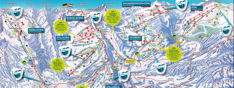 Pistenplan Oberstdorf Nebelhorn