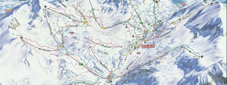 Pistenplan Obertauern