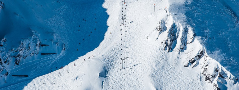 Nur für Profis auf den Skiern ist die eisige Gamsleiten-Abfahrt geeignet.