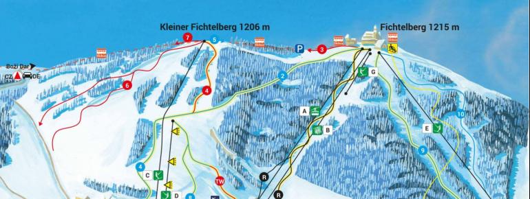 Pistenplan Oberwiesenthal Fichtelberg