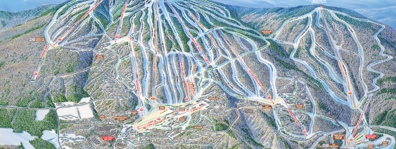 Pistenplan Okemo