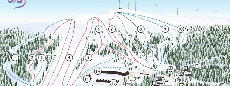 Pistenplan Olos