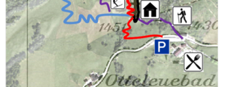 Pistenplan Ottenleuebad - Sangernboden