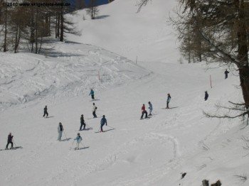 Familien wissen um die Vorzüge des Skigebietes in Ovronnaz.