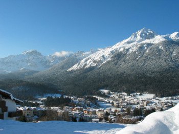 Blick auf den Ort Andalo.