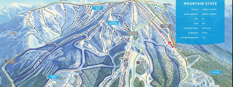 Pistenplan Panorama Mountain Resort