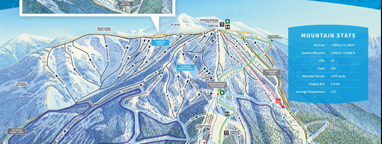 Pistenplan Panorama Mountain Resort
