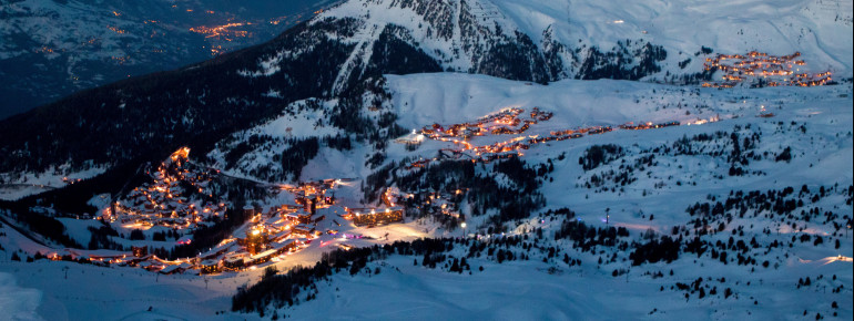 La Plagne liegt auf rund 2000 Metern Seehöhe.