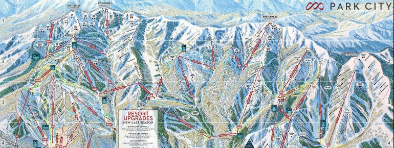 Pistenplan Park City