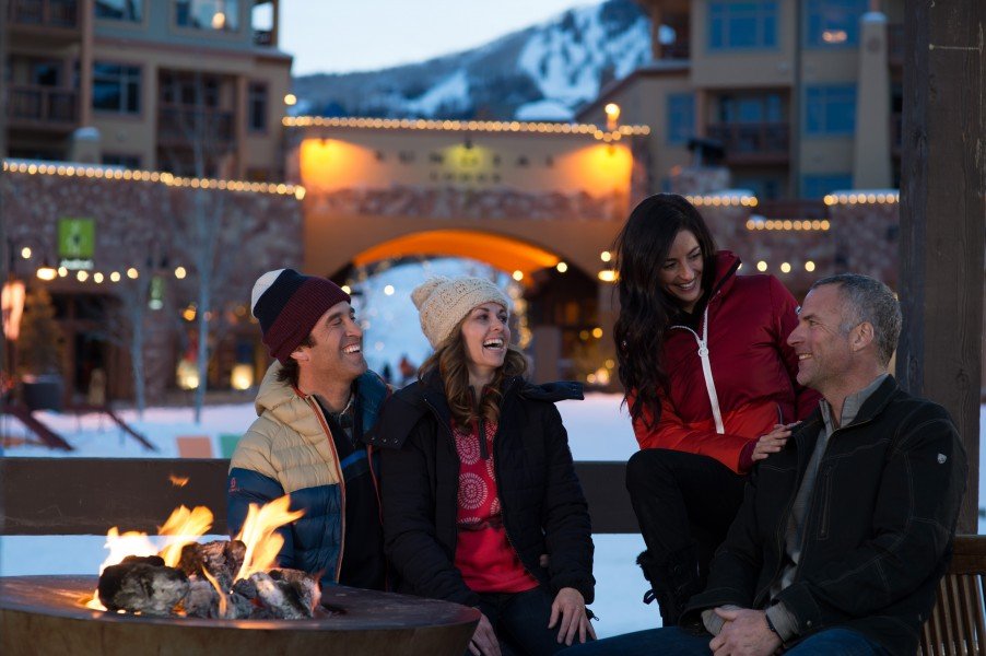 Am Abend gut feiern gehen oder gemütlich am Feier entspannen? In Park City ist beides möglich.