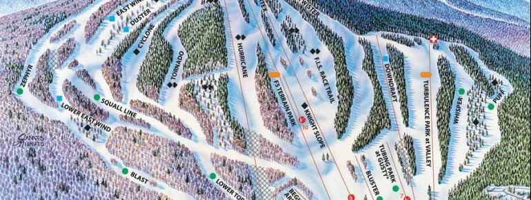 Pistenplan Pats Peak Ski Area