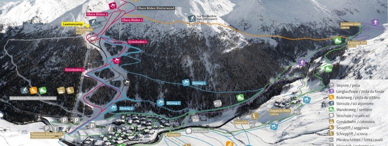 Pistenplan Pfelders