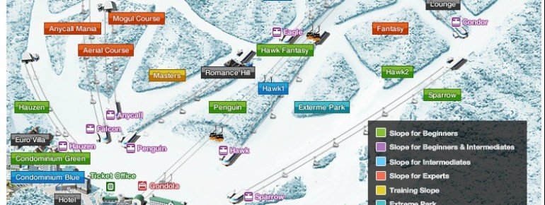 Pistenplan Phoenix Park