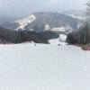 Breite Pisten sind typisch für das Skigebiet.