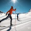 Am Pitztaler Gletscher gibt es eine rund 6 Kilometer lange Höhenloipe.