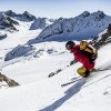 Freeride Abfahrt an der Mittagsscharte