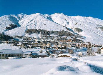 Winterpanorama von Zuoz