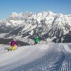 Mit Panoramaaussichten wird man beim Skifahren auf der Planai verwöhnt.