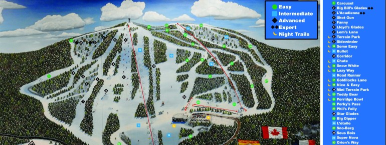 Pistenplan Poley Mountain