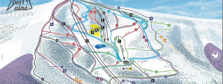 Pistenplan Port Ainé